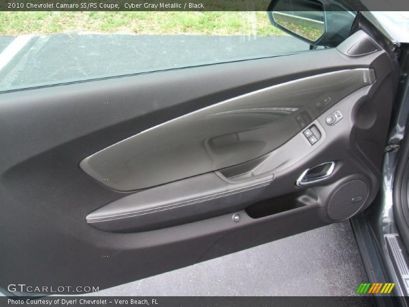 Cyber Gray Metallic / Black 2010 Chevrolet Camaro SS/RS Coupe