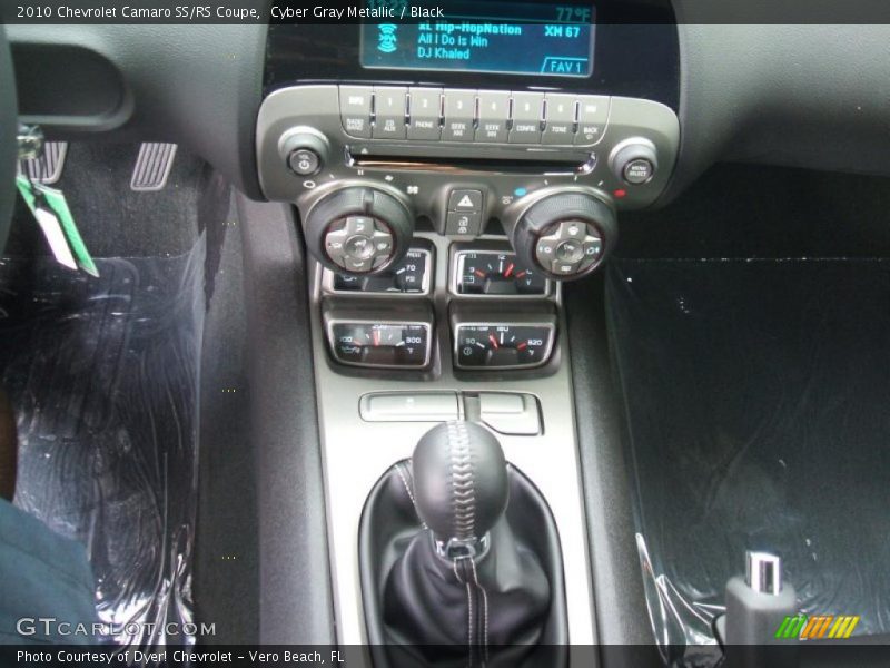 Cyber Gray Metallic / Black 2010 Chevrolet Camaro SS/RS Coupe