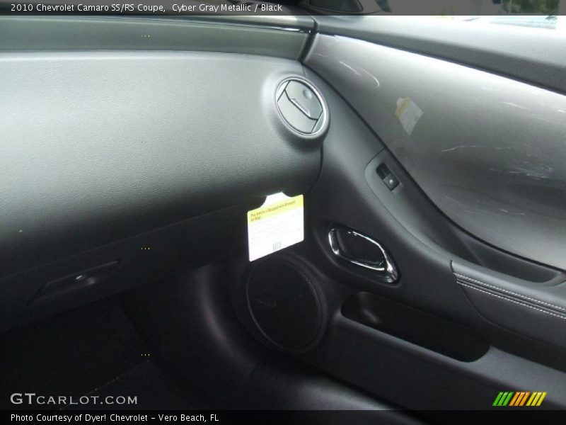 Cyber Gray Metallic / Black 2010 Chevrolet Camaro SS/RS Coupe