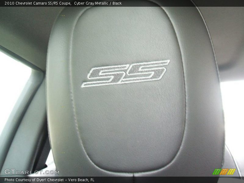 Cyber Gray Metallic / Black 2010 Chevrolet Camaro SS/RS Coupe