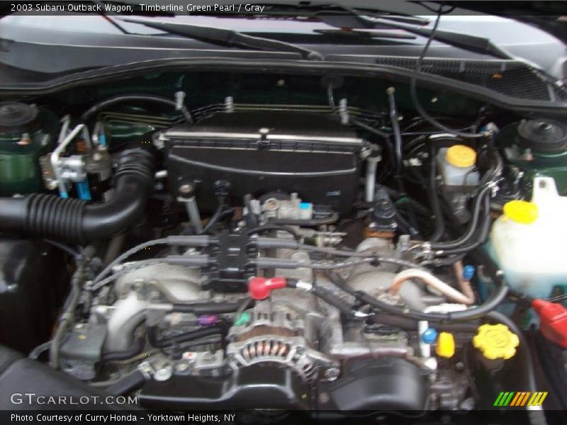Timberline Green Pearl / Gray 2003 Subaru Outback Wagon