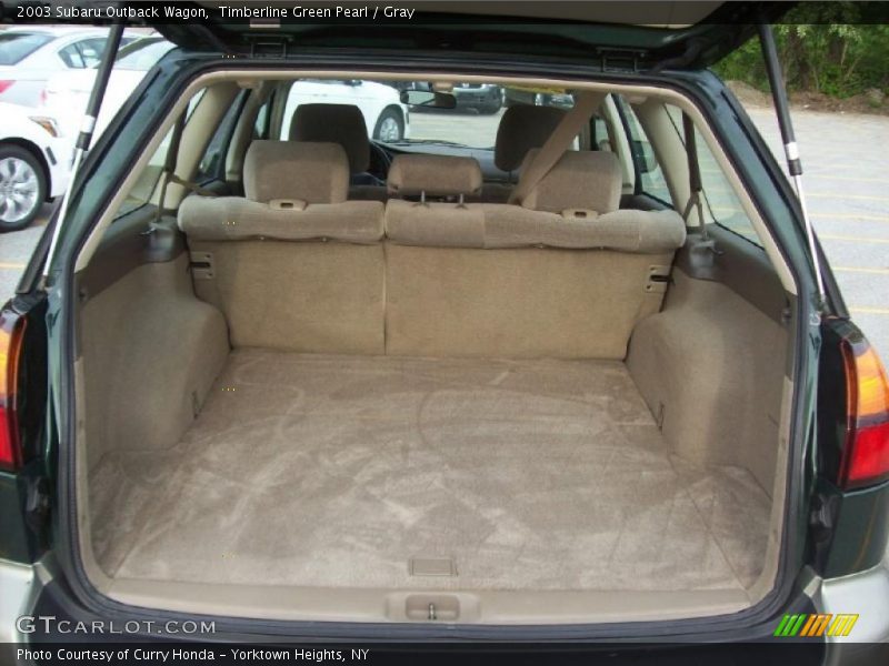 Timberline Green Pearl / Gray 2003 Subaru Outback Wagon