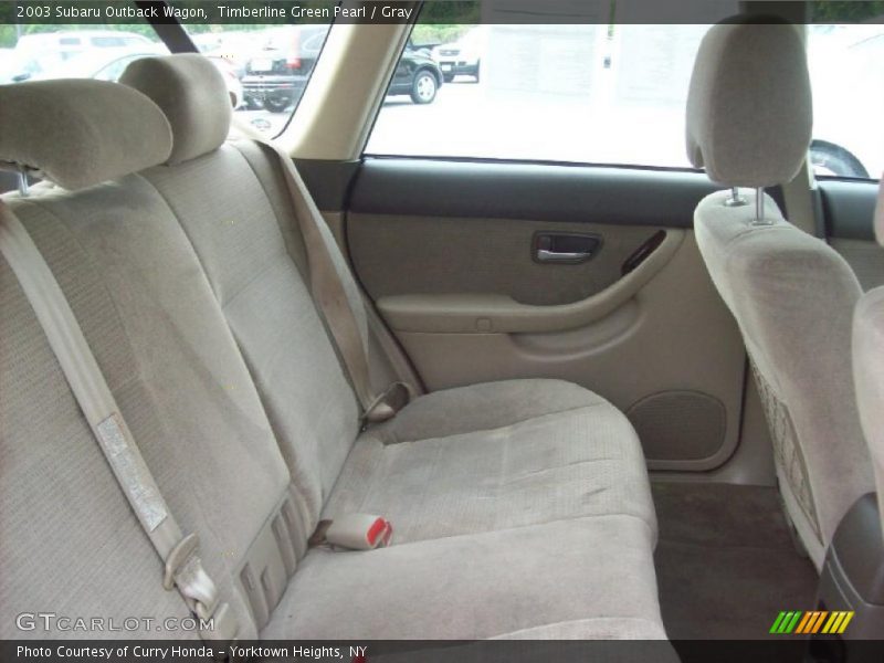 Timberline Green Pearl / Gray 2003 Subaru Outback Wagon