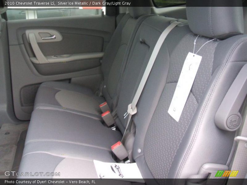 Silver Ice Metallic / Dark Gray/Light Gray 2010 Chevrolet Traverse LS