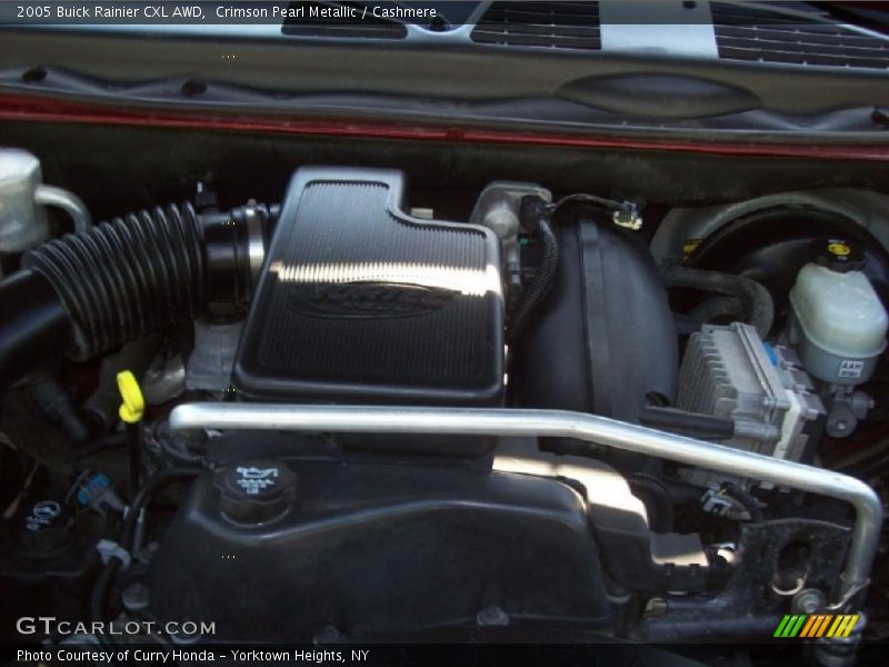Crimson Pearl Metallic / Cashmere 2005 Buick Rainier CXL AWD