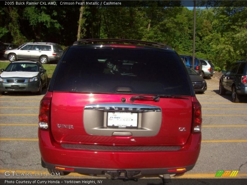 Crimson Pearl Metallic / Cashmere 2005 Buick Rainier CXL AWD