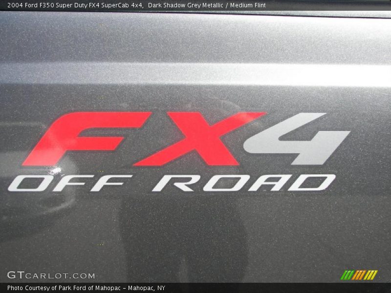 Dark Shadow Grey Metallic / Medium Flint 2004 Ford F350 Super Duty FX4 SuperCab 4x4