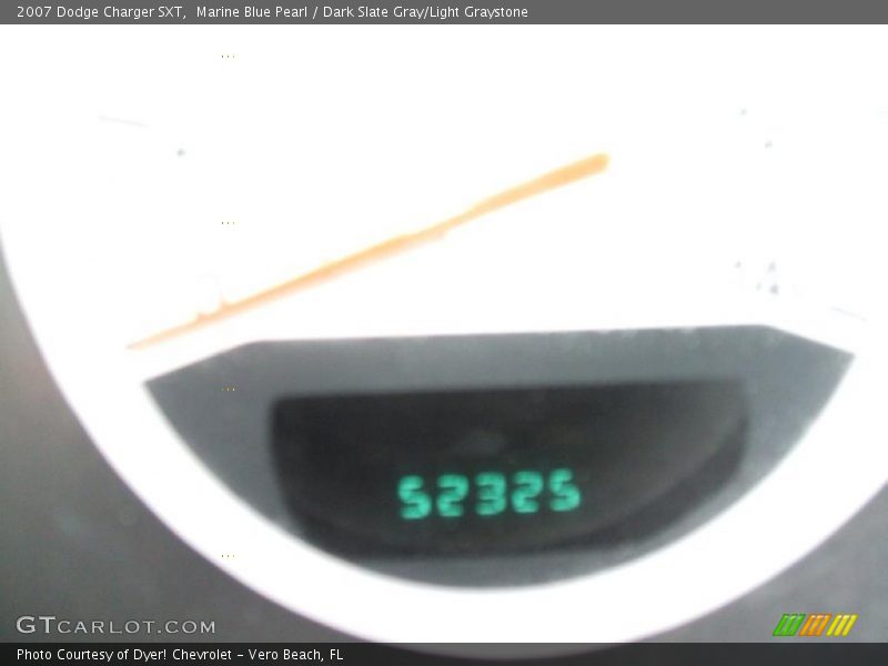 Marine Blue Pearl / Dark Slate Gray/Light Graystone 2007 Dodge Charger SXT