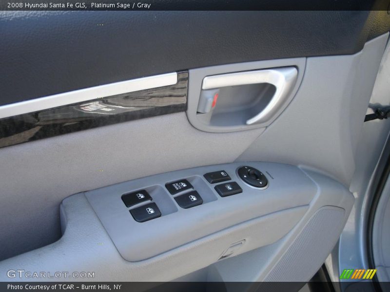 Platinum Sage / Gray 2008 Hyundai Santa Fe GLS