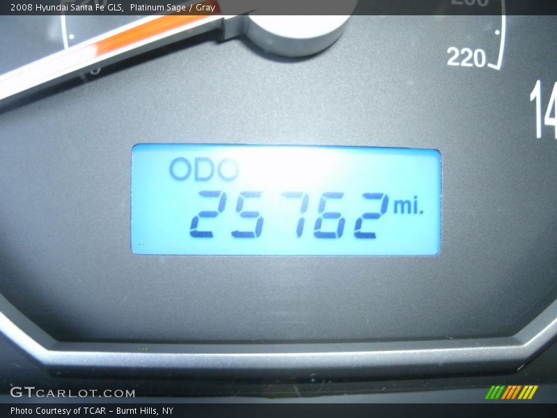 Platinum Sage / Gray 2008 Hyundai Santa Fe GLS