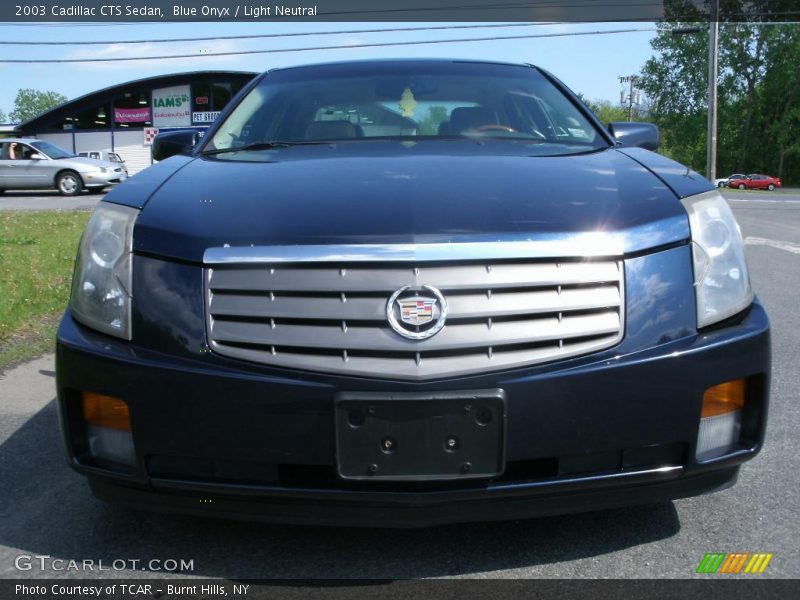 Blue Onyx / Light Neutral 2003 Cadillac CTS Sedan
