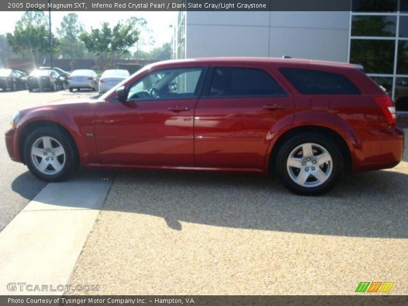 Inferno Red Crystal Pearl / Dark Slate Gray/Light Graystone 2005 Dodge Magnum SXT