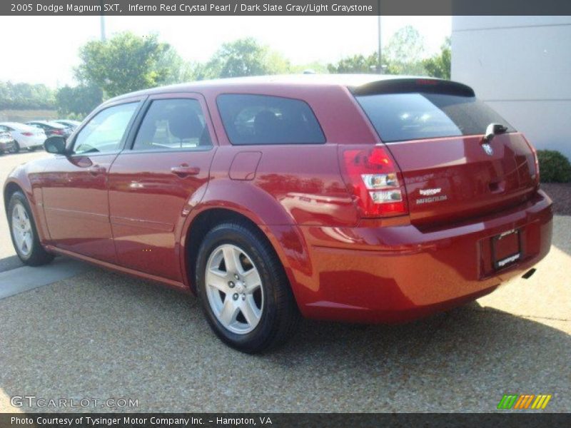 Inferno Red Crystal Pearl / Dark Slate Gray/Light Graystone 2005 Dodge Magnum SXT