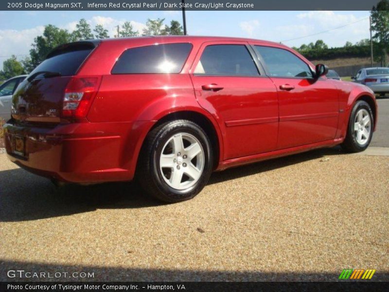 Inferno Red Crystal Pearl / Dark Slate Gray/Light Graystone 2005 Dodge Magnum SXT