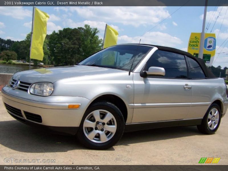 Desert Wind Metallic / Black 2001 Volkswagen Cabrio GLX