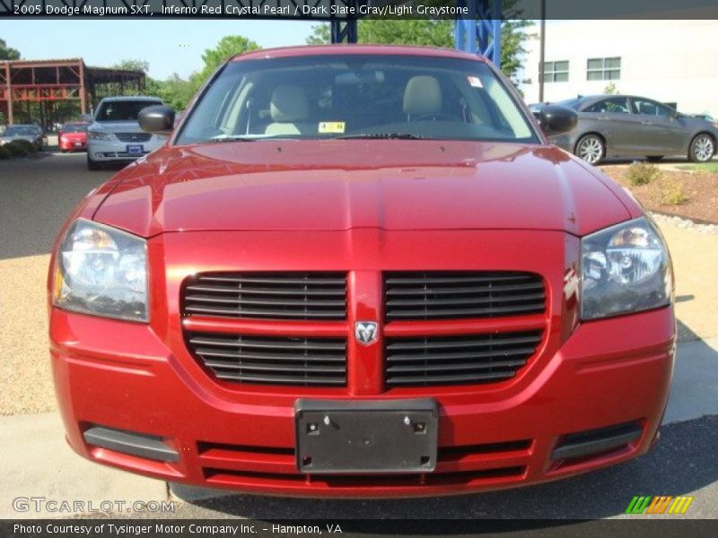 Inferno Red Crystal Pearl / Dark Slate Gray/Light Graystone 2005 Dodge Magnum SXT