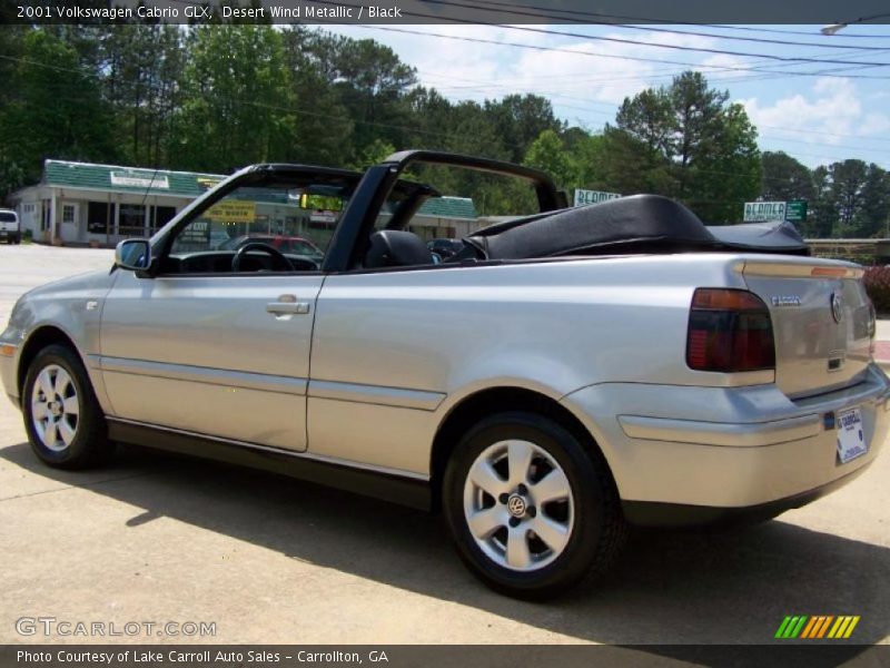 Desert Wind Metallic / Black 2001 Volkswagen Cabrio GLX