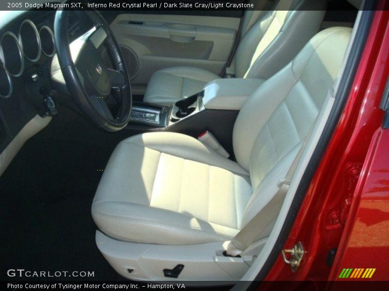 Inferno Red Crystal Pearl / Dark Slate Gray/Light Graystone 2005 Dodge Magnum SXT