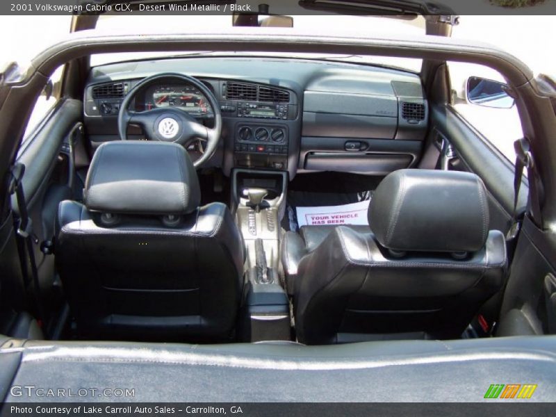 Desert Wind Metallic / Black 2001 Volkswagen Cabrio GLX