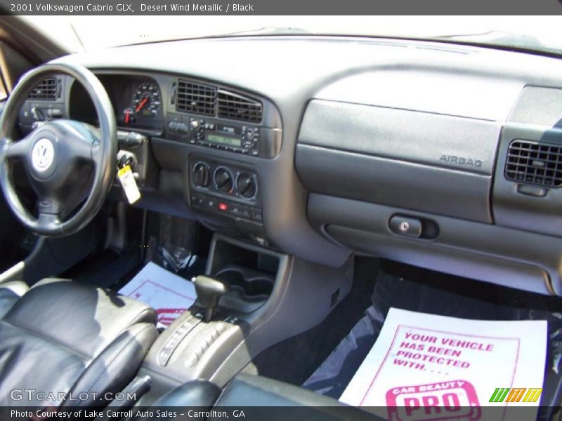 Desert Wind Metallic / Black 2001 Volkswagen Cabrio GLX