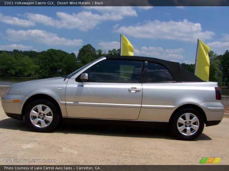 Desert Wind Metallic / Black 2001 Volkswagen Cabrio GLX