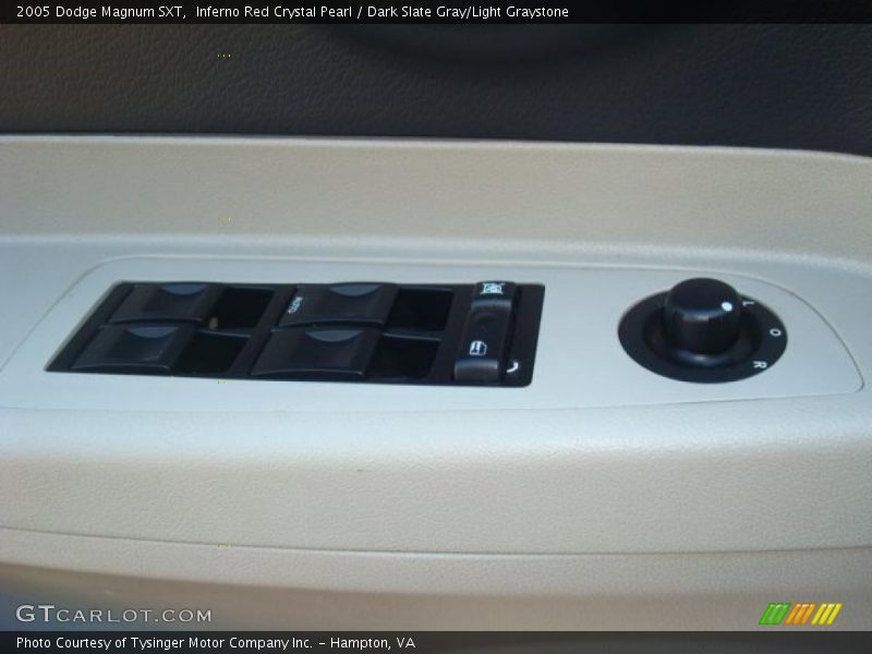 Inferno Red Crystal Pearl / Dark Slate Gray/Light Graystone 2005 Dodge Magnum SXT