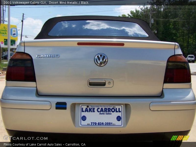 Desert Wind Metallic / Black 2001 Volkswagen Cabrio GLX