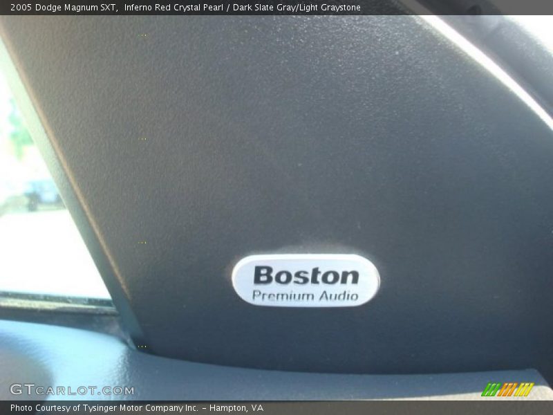Inferno Red Crystal Pearl / Dark Slate Gray/Light Graystone 2005 Dodge Magnum SXT