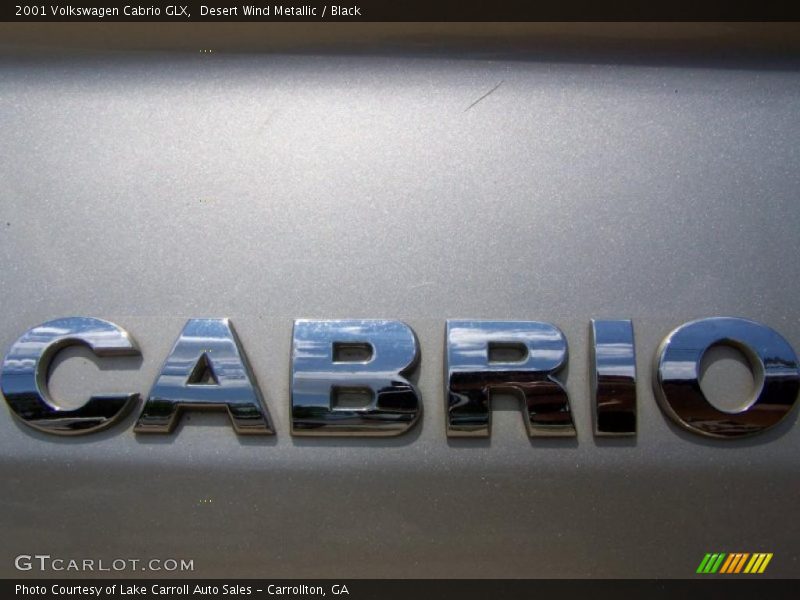 Desert Wind Metallic / Black 2001 Volkswagen Cabrio GLX