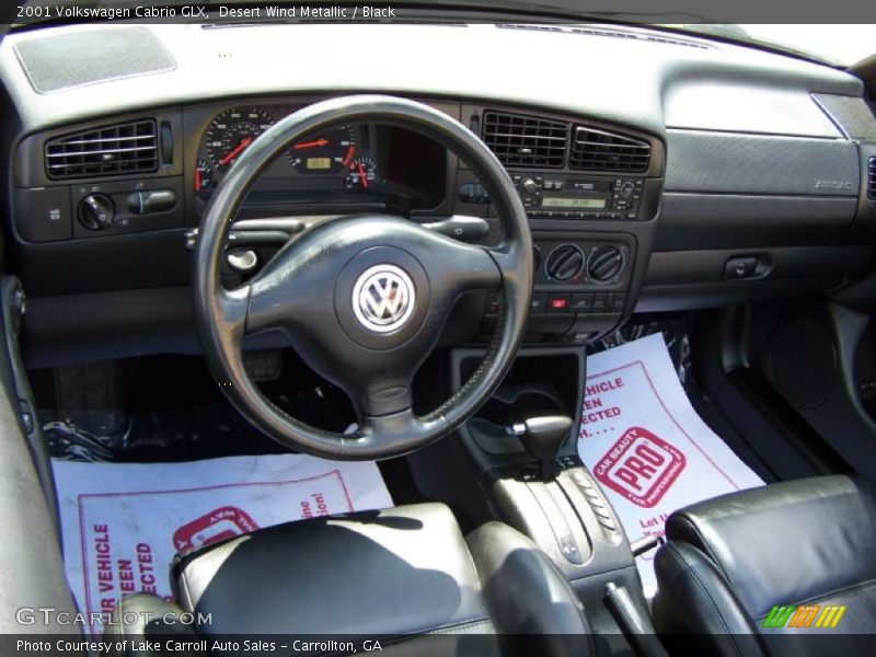 Desert Wind Metallic / Black 2001 Volkswagen Cabrio GLX