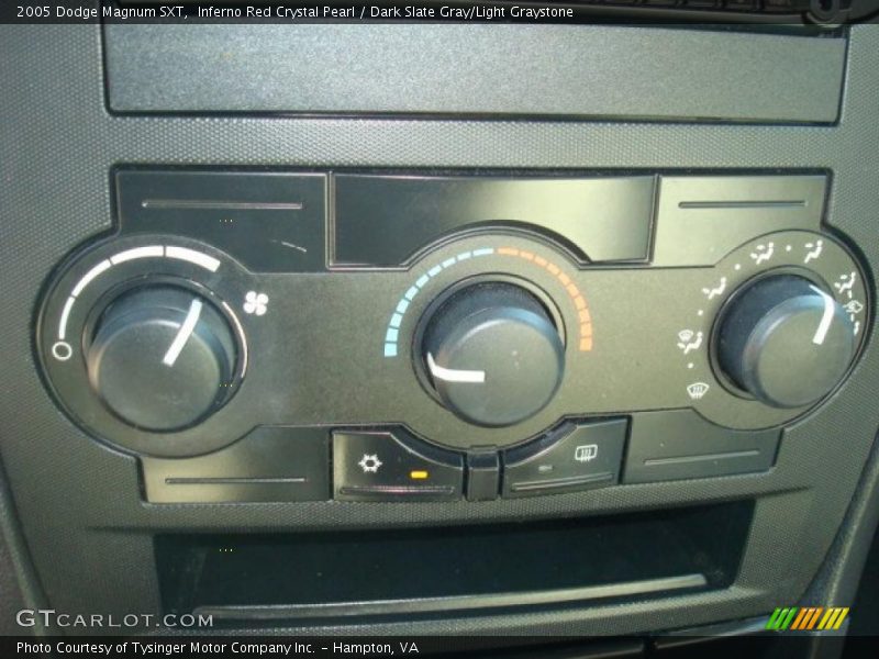 Inferno Red Crystal Pearl / Dark Slate Gray/Light Graystone 2005 Dodge Magnum SXT