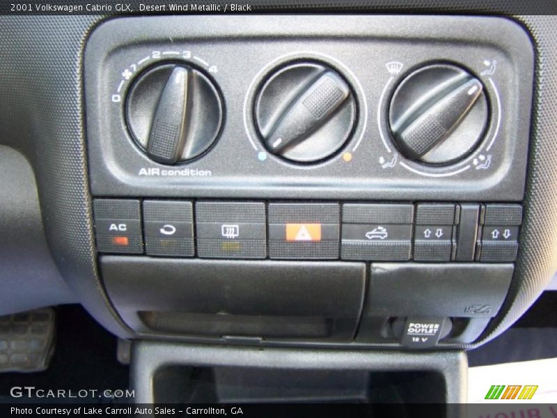 Desert Wind Metallic / Black 2001 Volkswagen Cabrio GLX