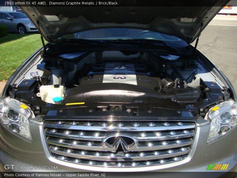 Diamond Graphite Metallic / Brick/Black 2003 Infiniti FX 45 AWD