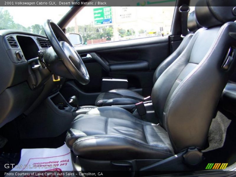 Desert Wind Metallic / Black 2001 Volkswagen Cabrio GLX