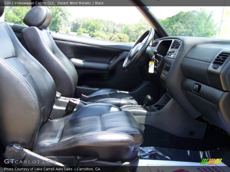 Desert Wind Metallic / Black 2001 Volkswagen Cabrio GLX