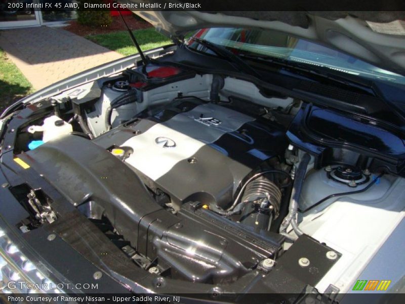 Diamond Graphite Metallic / Brick/Black 2003 Infiniti FX 45 AWD
