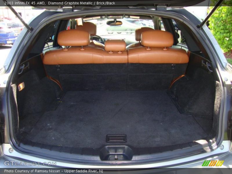 Diamond Graphite Metallic / Brick/Black 2003 Infiniti FX 45 AWD