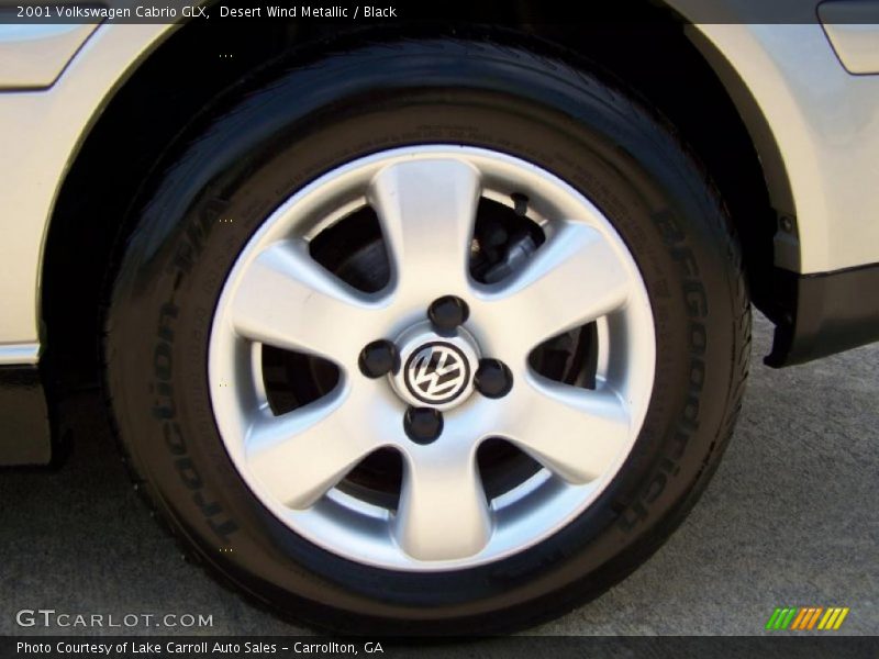 Desert Wind Metallic / Black 2001 Volkswagen Cabrio GLX