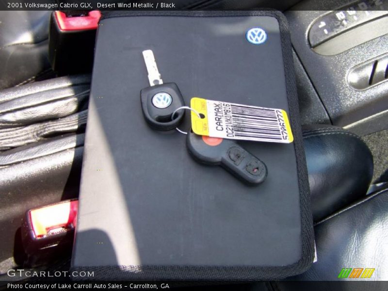 Desert Wind Metallic / Black 2001 Volkswagen Cabrio GLX