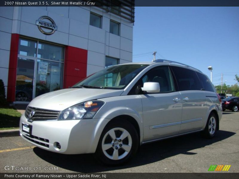 Silver Mist Metallic / Gray 2007 Nissan Quest 3.5 S