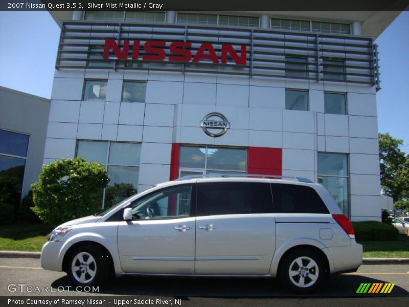 Silver Mist Metallic / Gray 2007 Nissan Quest 3.5 S