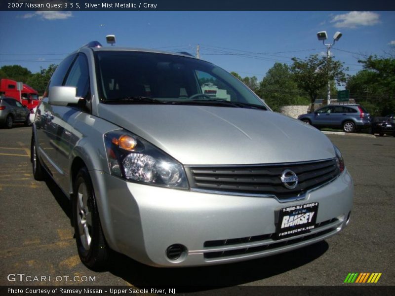 Silver Mist Metallic / Gray 2007 Nissan Quest 3.5 S