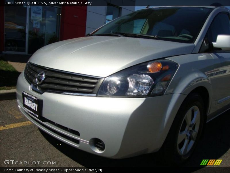 Silver Mist Metallic / Gray 2007 Nissan Quest 3.5 S
