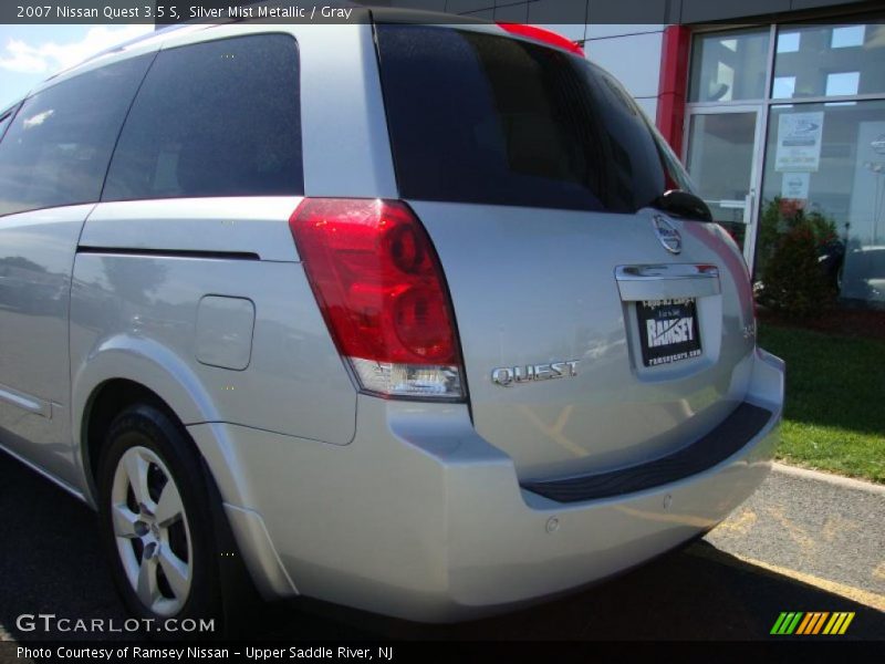 Silver Mist Metallic / Gray 2007 Nissan Quest 3.5 S