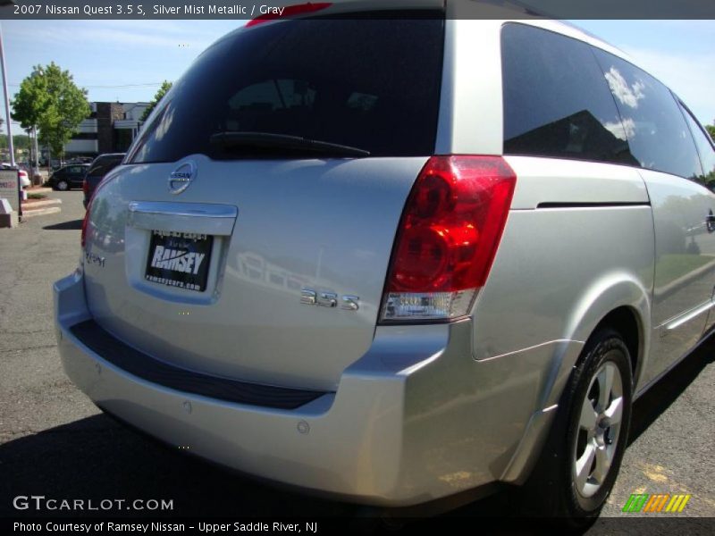 Silver Mist Metallic / Gray 2007 Nissan Quest 3.5 S