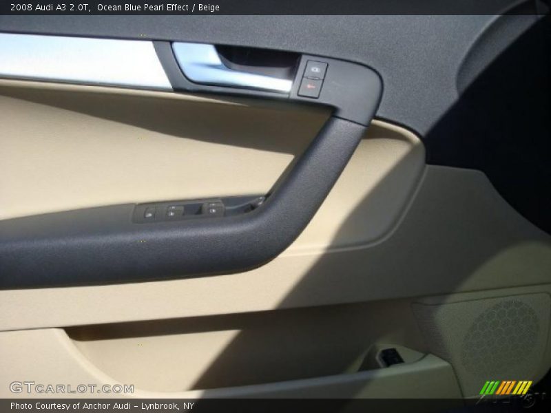 Ocean Blue Pearl Effect / Beige 2008 Audi A3 2.0T