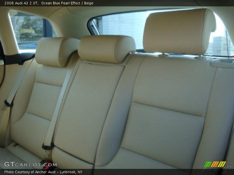 Ocean Blue Pearl Effect / Beige 2008 Audi A3 2.0T