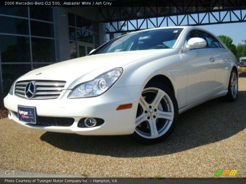 Alabaster White / Ash Grey 2006 Mercedes-Benz CLS 500