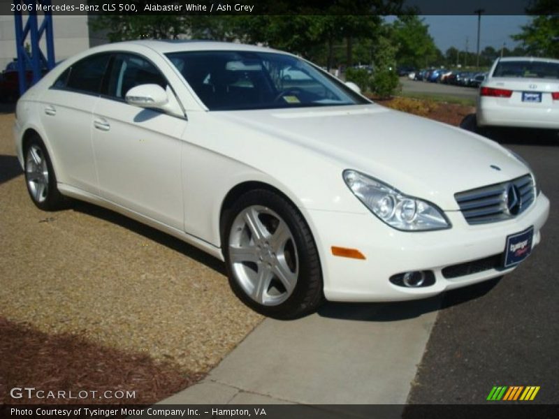 Alabaster White / Ash Grey 2006 Mercedes-Benz CLS 500
