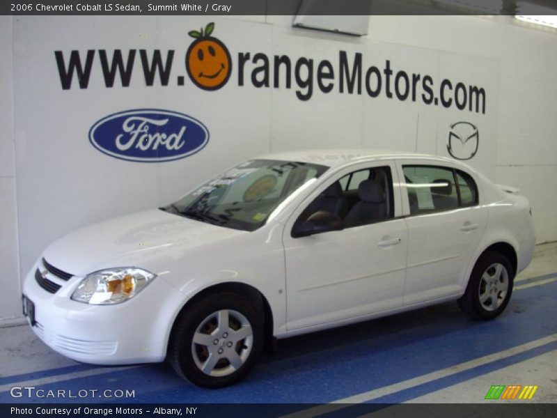 Summit White / Gray 2006 Chevrolet Cobalt LS Sedan